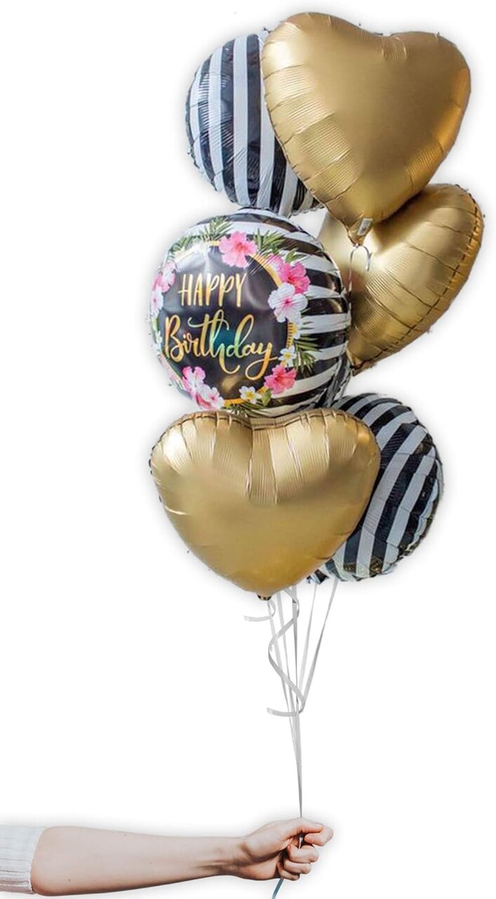 Boho Chic Birthday Party Theme Balloons Decor | Mylar Foil Balloon Decorations & Supplies